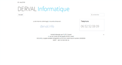 Desktop Screenshot of derval-informatique.com
